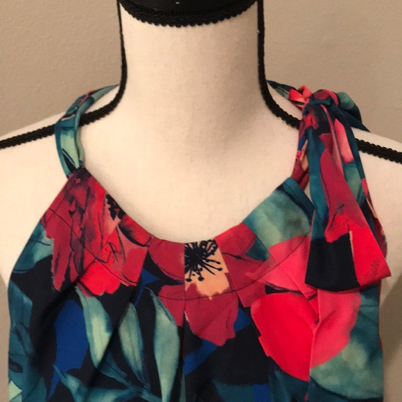 Tommy Bahama Floral Halter Blouse - Picture 2 of 6